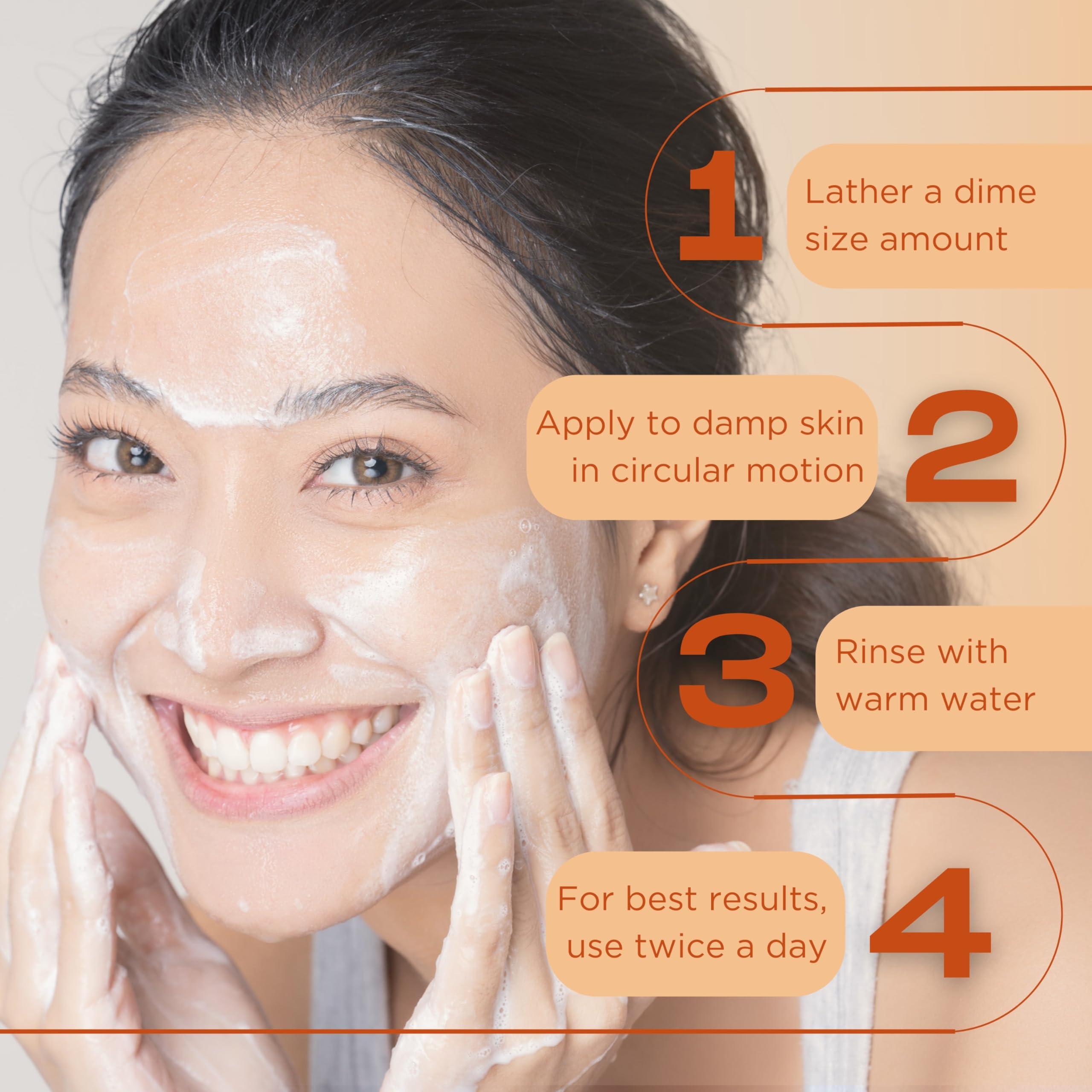 InstaNatural InstaNatural Vitamin C Cleanser Face Wash, Brightens and Reduces Signs of Aging, Fine Lines and Uneven Texture, with Coconut Water and Aloe Vera, 6.7 FL Oz - 3 Pack