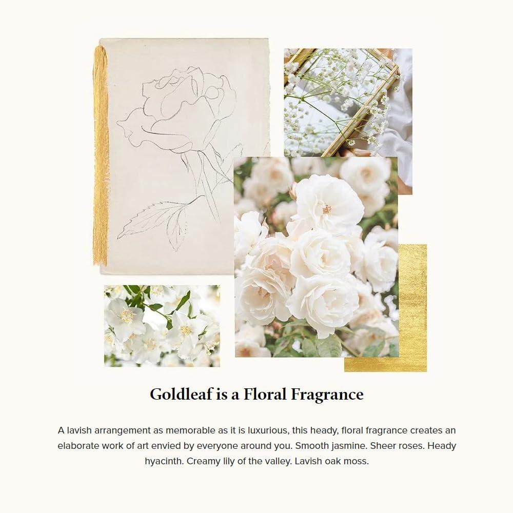 Thymes Thymes Moisturizing Body Wash with Pump - Body Soap - Bath Products - Skin Care - Liquid Soap with Notes of Jasmine, Rose, Hyacinth, Creamy lily of the Valley, & Oak Moss (Goldleaf, 9.25 fl oz)