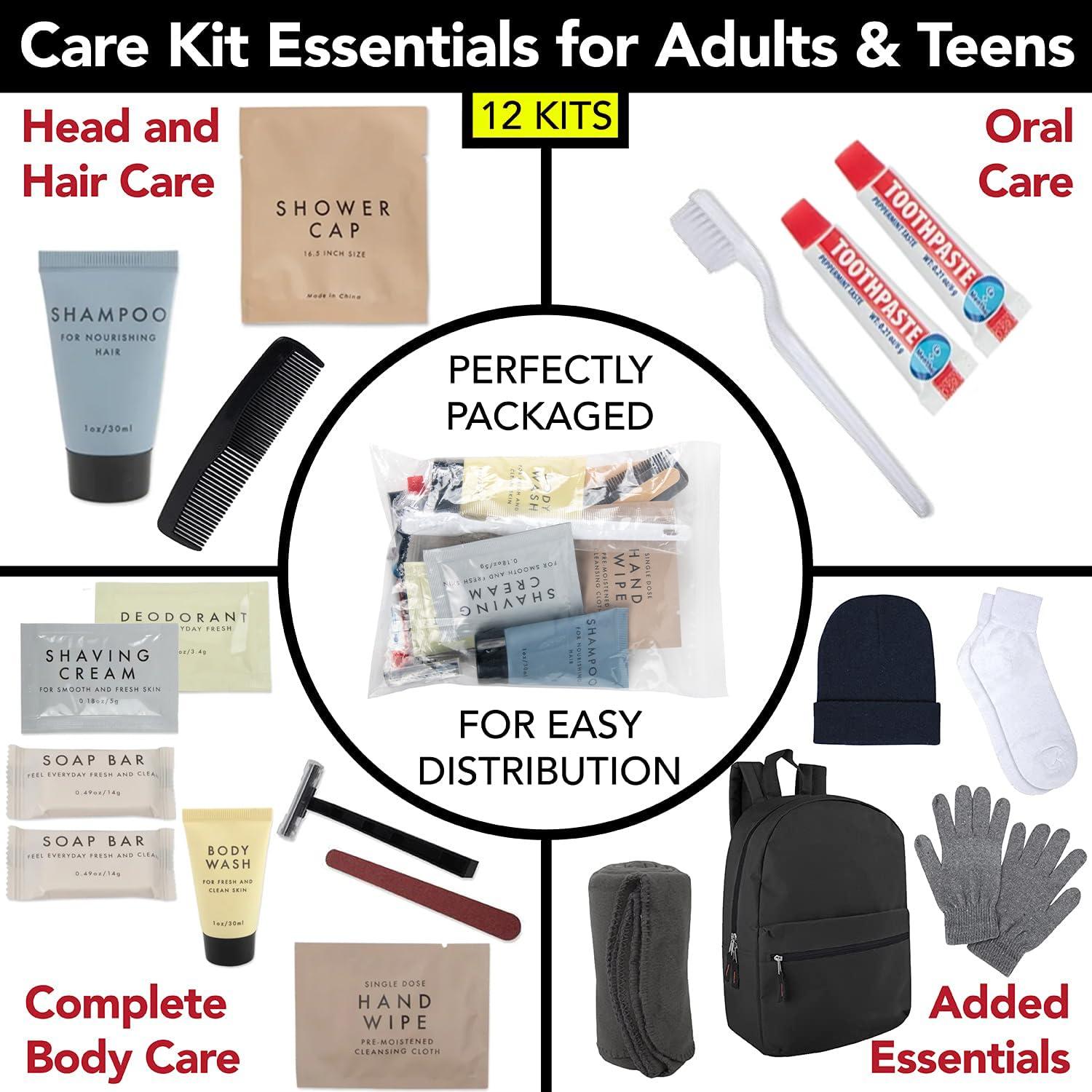 Trail maker 12 Pack Homeless Care Package Supplies Bulk Winter Care Kit, Homeless Winter Hygiene Kit Supplies in Bulk, 20 Pieces