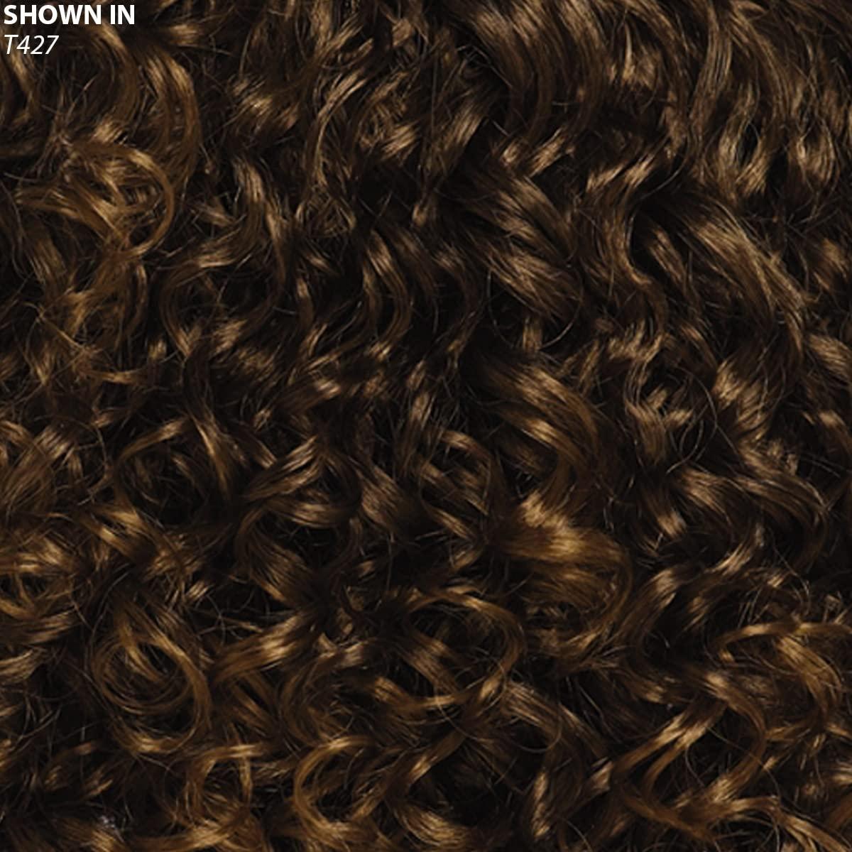 Especially Yours Especially Yours Curly Headband Wig Shoulder-Length Layers of Natural Spiral Curls with Full, Bouncy Volume, Comfy Stretch Band/Runway Shades of Black and Brown