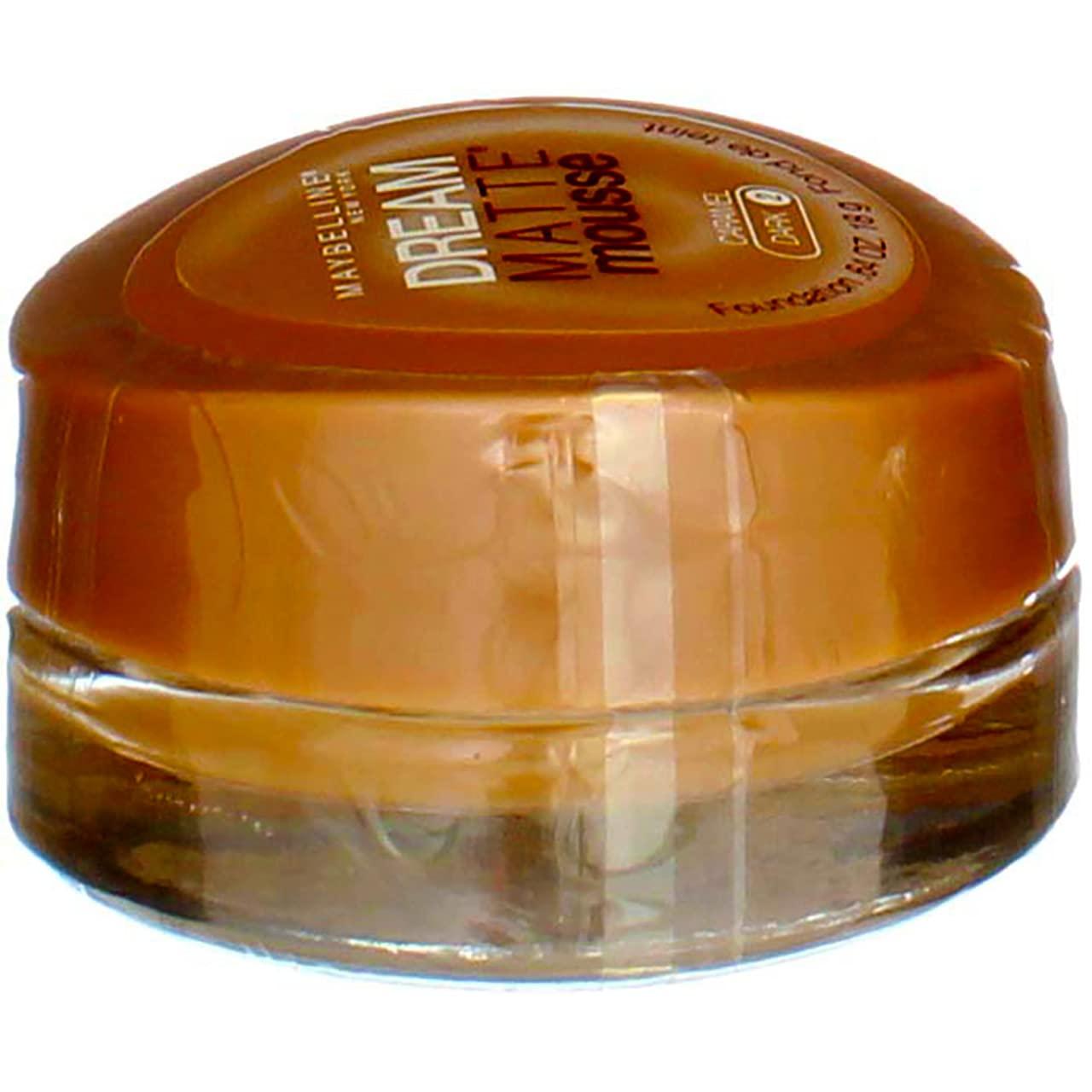 MAYBELLINE Maybelline Dream Matte Mousse Foundation, Caramel, Dark, 0.64 oz (Pack of 4)
