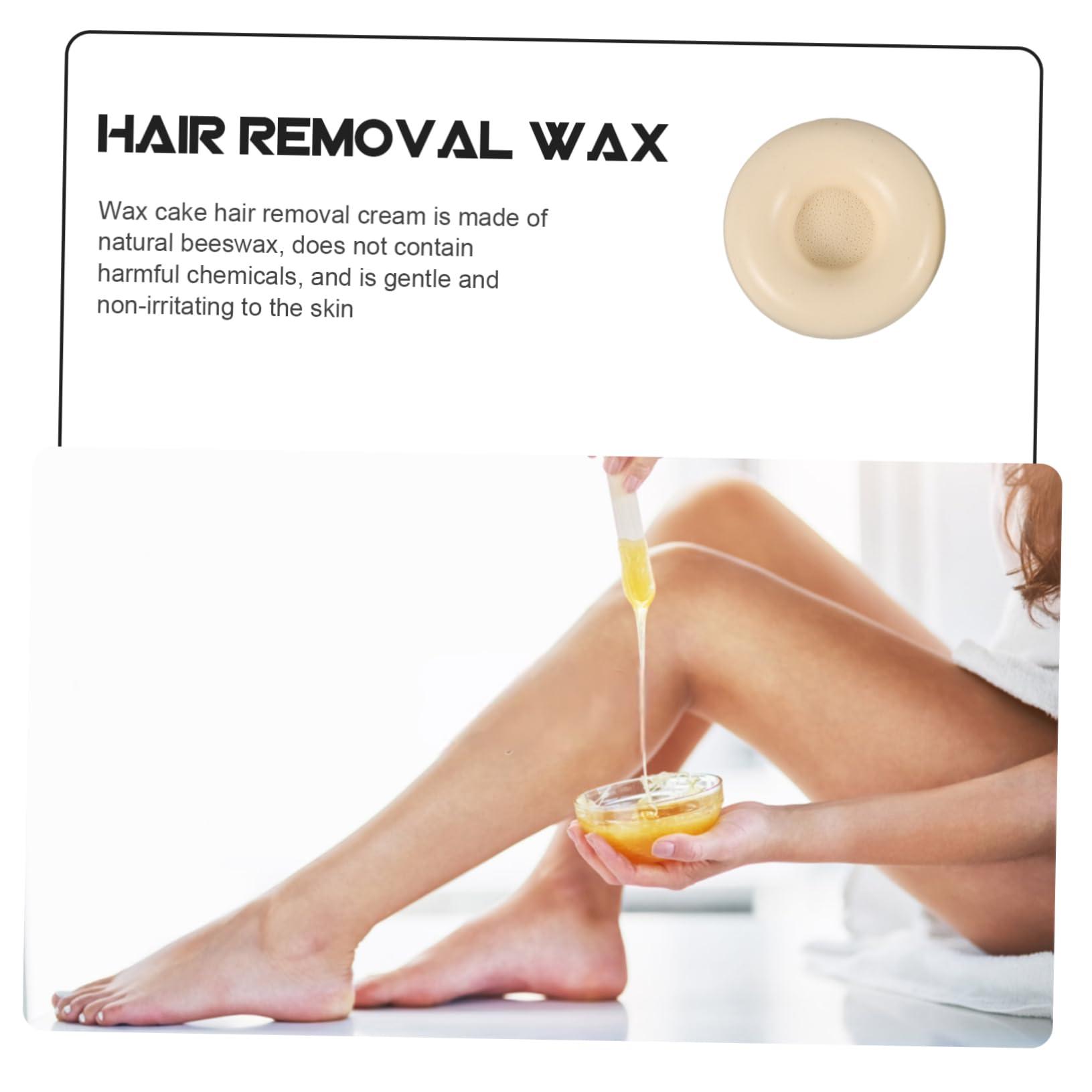 Hemoton Hemoton 1set Wax Cake Hair Removal Cream Wax for Hair Removal Body Wax Beads Hard Wax Beans Hard Wax Lavender Wax Beads Brazilian Hard Wax Blue Wax Beads Beeswax 10pcs