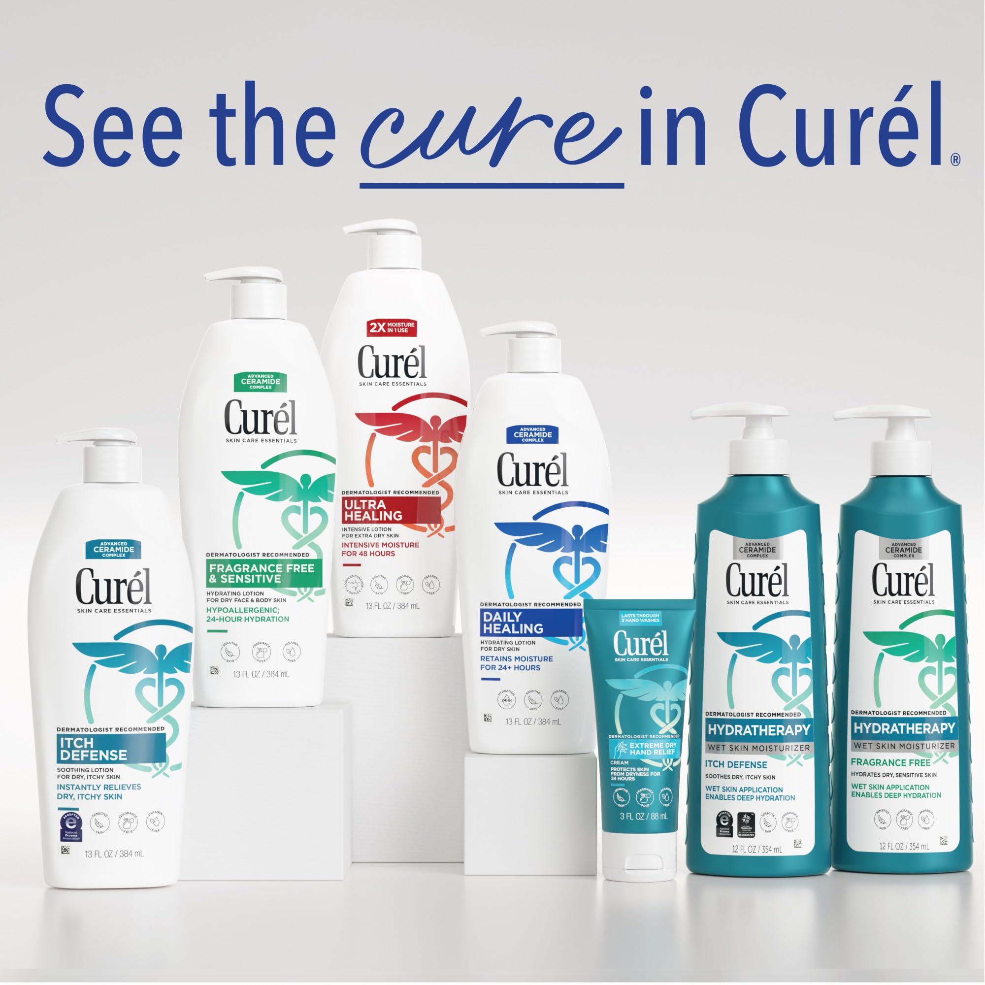 Curel Curel Ultra Healing Body Lotion, Moisturizer for Extra Dry Skin, Body and Hand Lotion with Advanced Ceramide Complex and Hydrating Agents, for Tight Skin, 13 Ounces