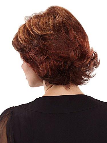 Rene of Paris & Maxwigs Coco Wig Color Maple Sugar - Rene of Paris Wigs Short Wispy Texture face Framing Synthetic Tousled Layers Bundle w/Comb, MaxWigs Hairloss Booklet