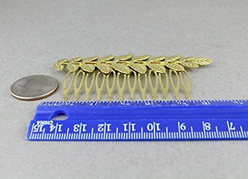Wholesale Fashion HairClip Gold Leaf Hair Side Comb Crown Leaves Greek Laurel Toga Roman Costume Athena Fashion hair Accessories for Women
