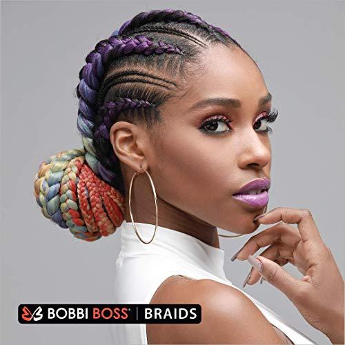 BOBBI BOSS Bobbi Boss Just Braid Pre-feathered Braiding Hair 54" Synthetic Fiber for Twisting Crochet Box Braids Extension (2) - 8 PACK
