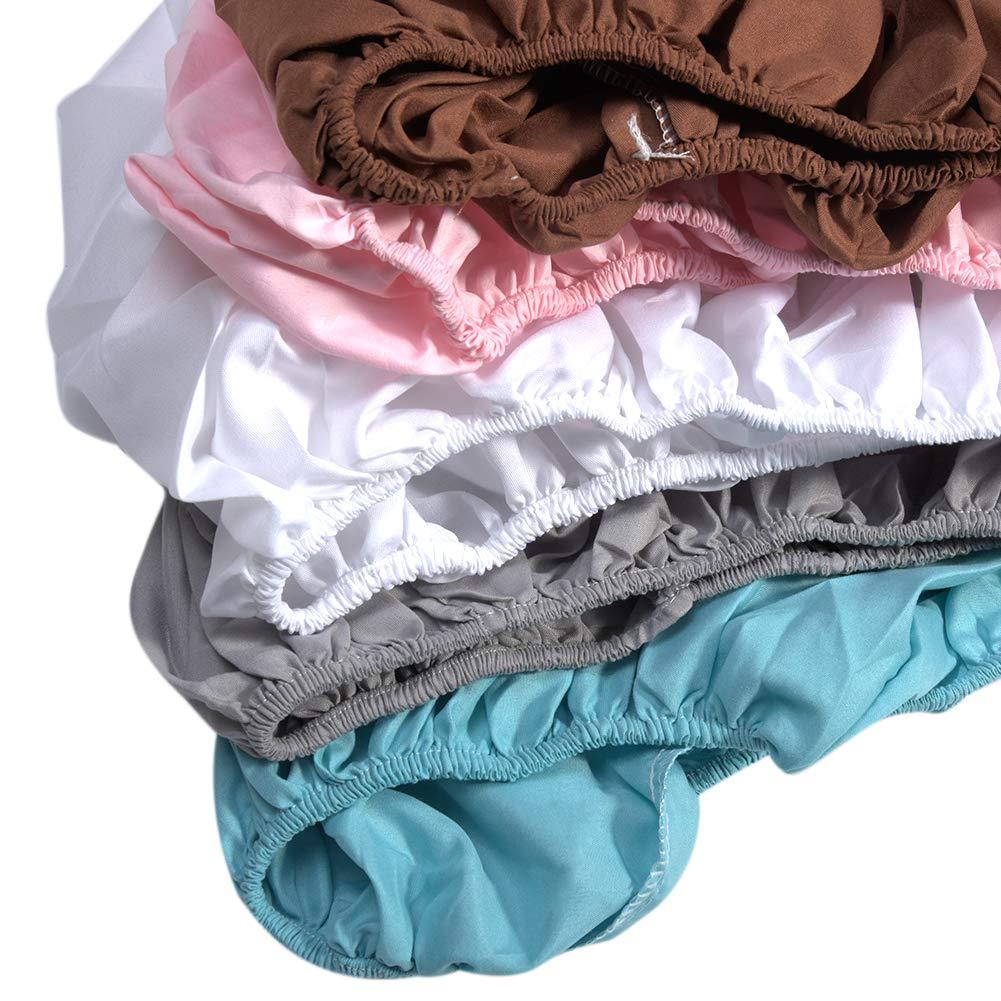 EKDJKK EKDJKK Massage Table Sheet, Massage Bed Cover with Face Hole, Fitted Sheets Washable Reusable Massage Table Cover(White, 2PC)