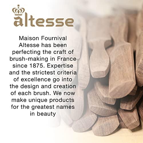 Altesse Altesse 78310 Russian Grey Badger Shaving Brush for Shave Cream, Shaving Soap, Shaving Cream Foam and Lather for Wet Shave With Shaving Razor, Safety Razor, and Straight Razor. Made in France