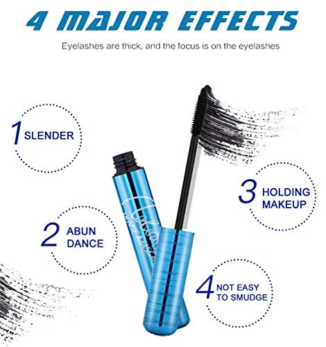 Esissenils Mascara for Older Women, Mascara for Seniors with Thinning Lashes Waterproof Mascara Black Volume and Length, Hypoallergenic Mascara for Sensitive Eyes for Mature Women (1 Pack)