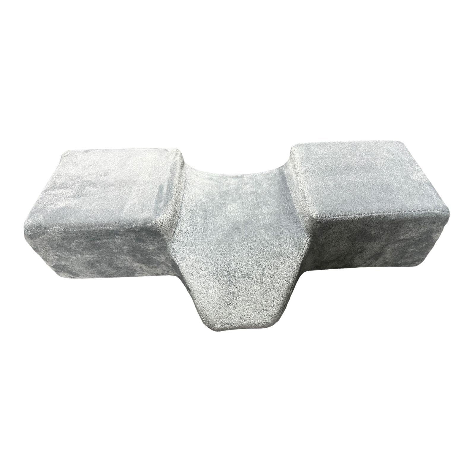 NinthAvenue Basics NinthAvenue Basics Lash Pillow Memory Foam Neck Pillow Professional for Lash Extension Soft Ergonomic Curve Neck Pillow Salon Pillow for Beauty, Gray