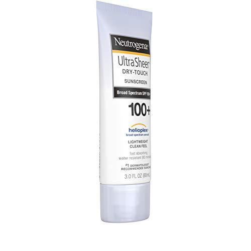 Neutrogena Neutrogena Ultra Sheer Dry-Touch Water Resistant and Non-Greasy Sunscreen Lotion with Broad Spectrum SPF 100+, 3 fl. oz
