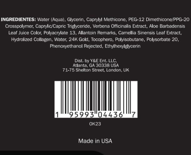 GLO24K UNLEASH THE POWER OF GOLD GLO24K Hydrating and Lifting Mask with 24k Gold, Aloe Vera, Peptides, and Vitamins. For Hydration Boost and Lifting Effect that Generates a Glowing, Radiant Complexion and Silky-Smooth Skin.
