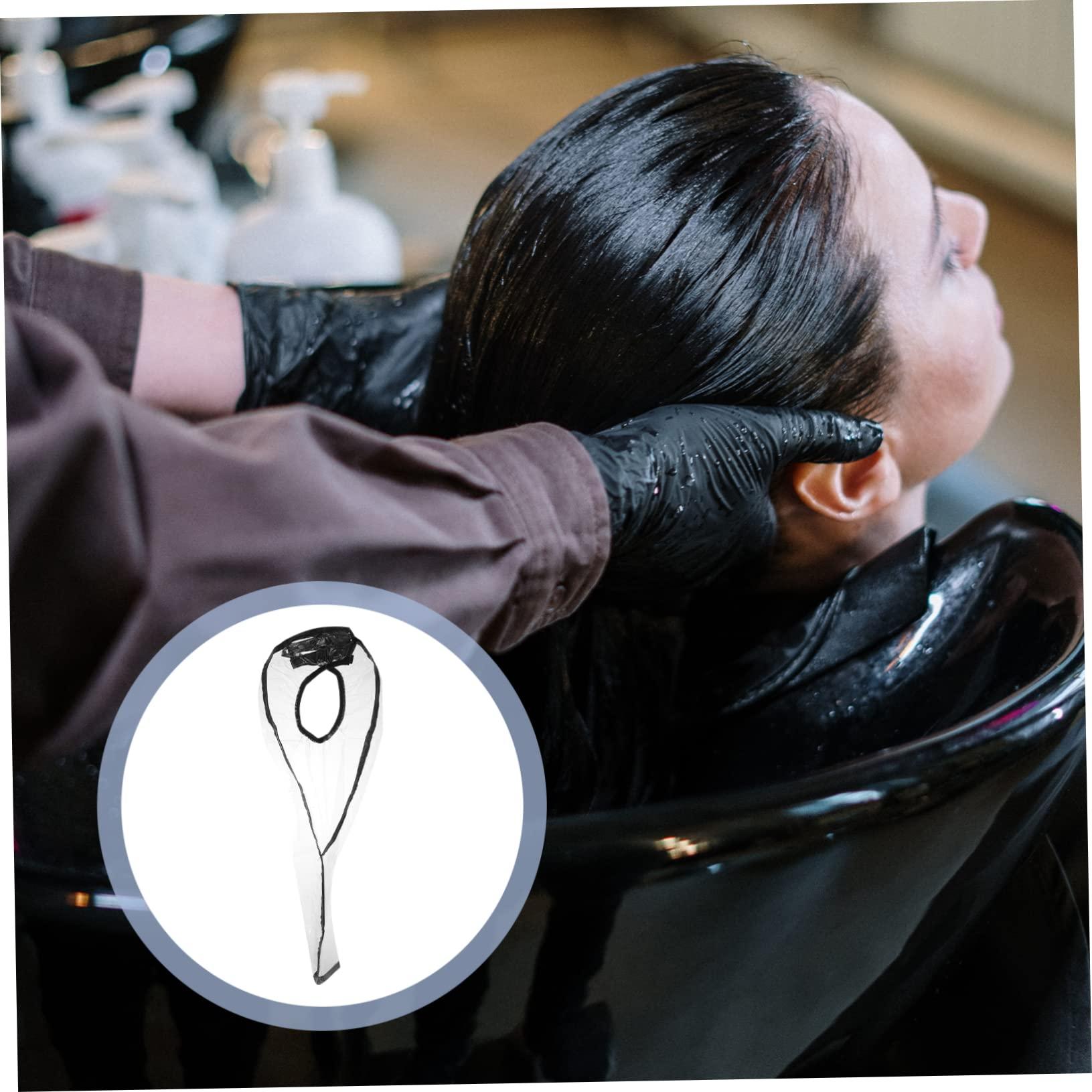 Beatifufu Beatifufu Hairdressing Cape Hair Shampoo Funnel Set 2 Pack Highlights Hair Cap Protects Eyes Skin for Coloring Styling