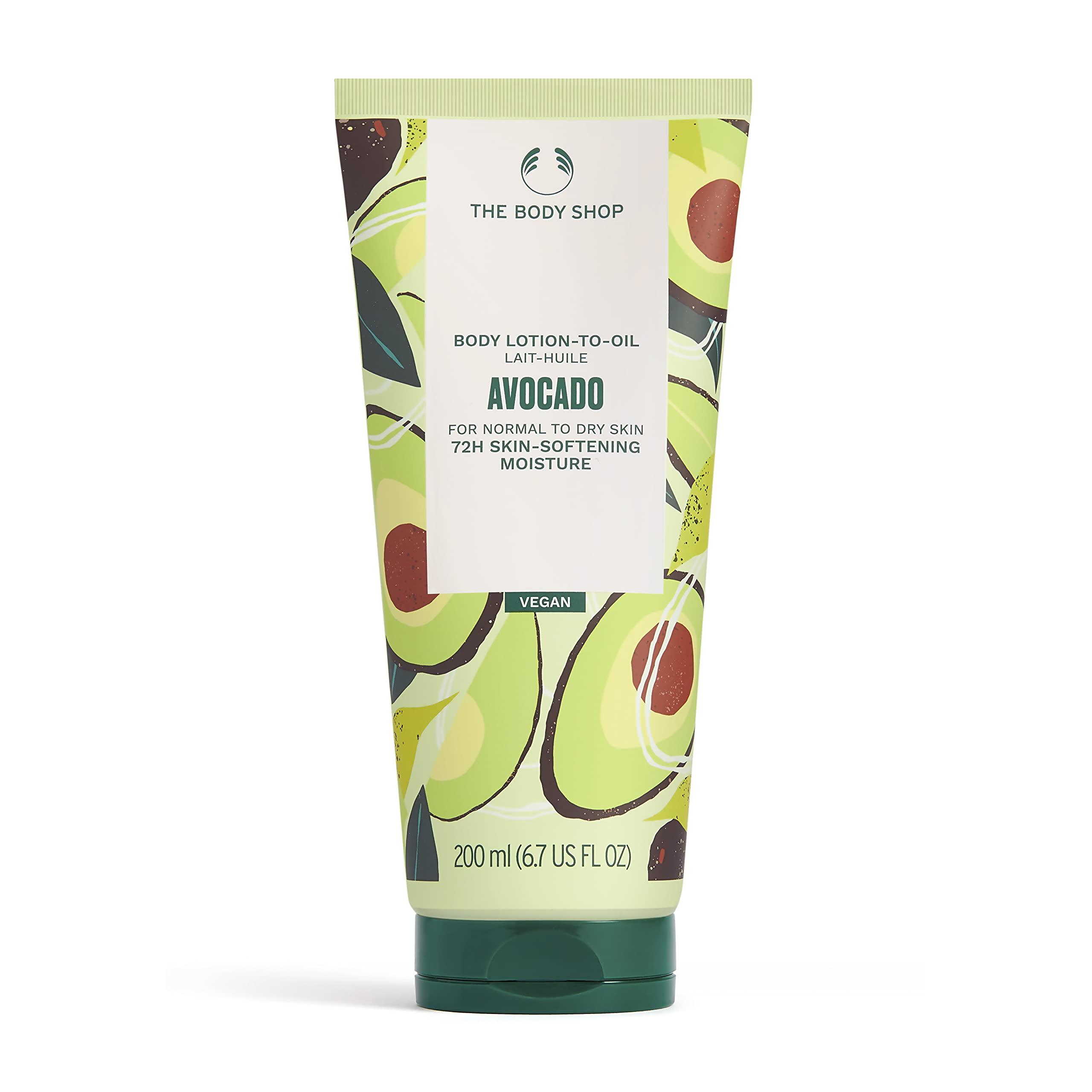The Body Shop The Body Shop Avocado Lotion-to-Oil, For Dry Skin, 72Hr Moisture, Vegan, 6.7 US FL OZ