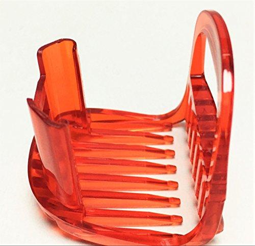 QT4006/15 QT4005/15 QT4001/15 QT4011/15 New HAIR CLIPPER COMB For Philips Beard Trimmer Pro Skin Advanced QT4006/15 QT4005/15 QT4001/15 QT4011/15 Shaver Replacement Accessories Parts Plastic Red
