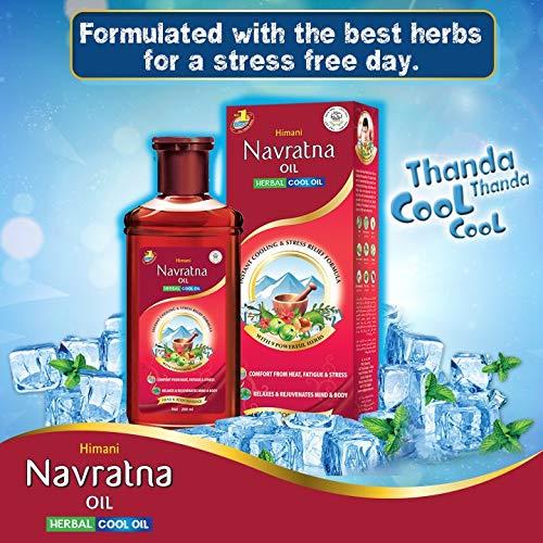 Emami or Himani Emami / Himani Navratna Ayurvedic Herbal Hair Oil 500ml - Multipurpose Cooling Formula