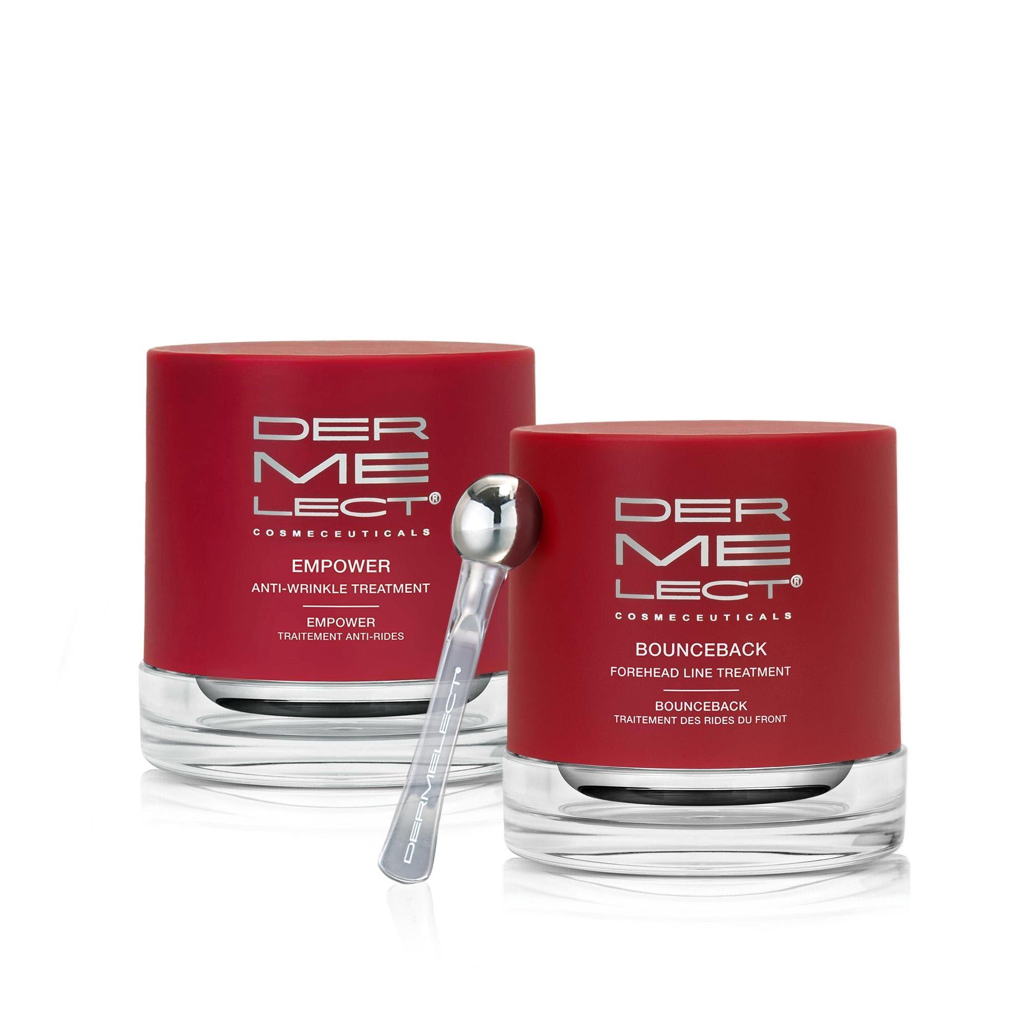 Dermelect Dermelect Wrinkle Targeting Kit Anti-Aging Facial Treatment Duo for Fine Lines, 11 Lines, Crows Feet & Expression Wrinkles