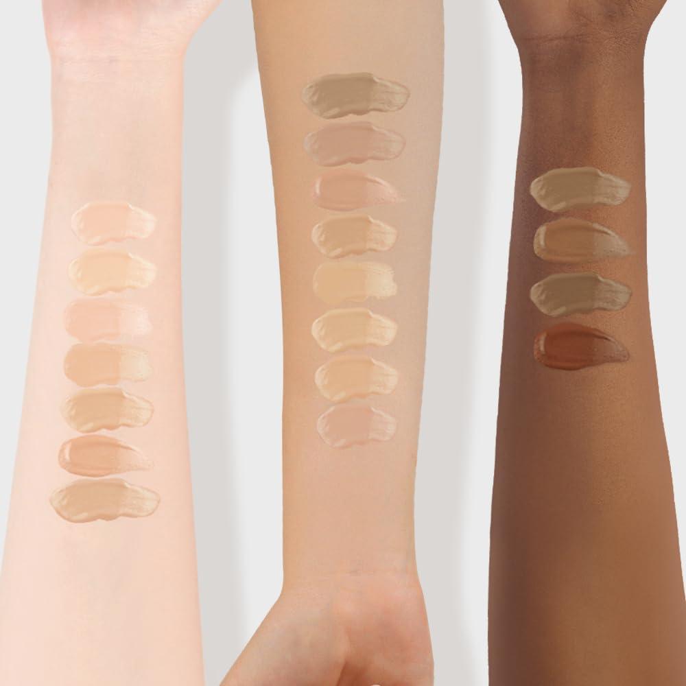 TFIT TFIT Radiance Fit Serum Foundation - Flawless Coverage, Dewy finish, Long-lasting, Lightweight, Korean Makeup,1.05 Oz. (W04 Buff, 1.05 Oz.)