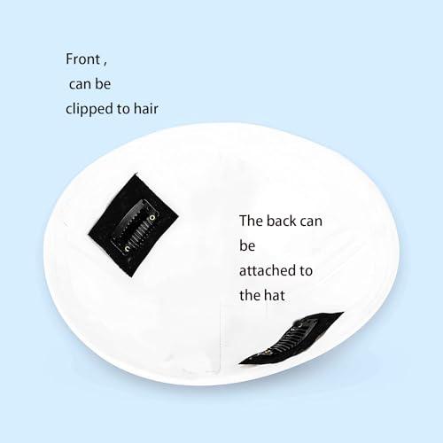 Rooherd new Keep-Kippah clips Hair Clip Set: 12pairs yamaka jewish hat kippah for men yarmulke clips combs for kids adhesive with built in side (12 pcs)