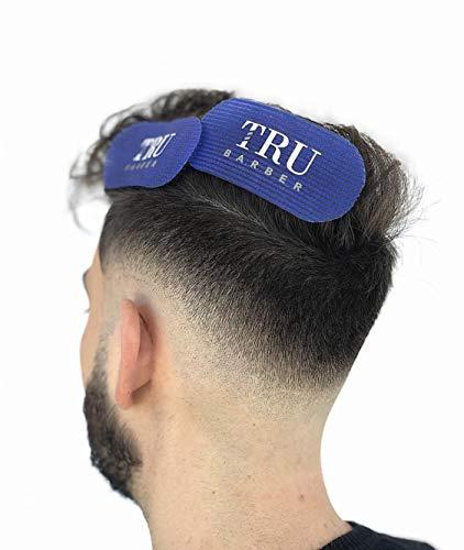 TRU BARBER TRU BARBER Hair Grippers Bundle Pack 6 pcs for Men and Women, Salon and Barber, Hair Clips for Styling, Hair holder Grips (Blue,Grey,White)