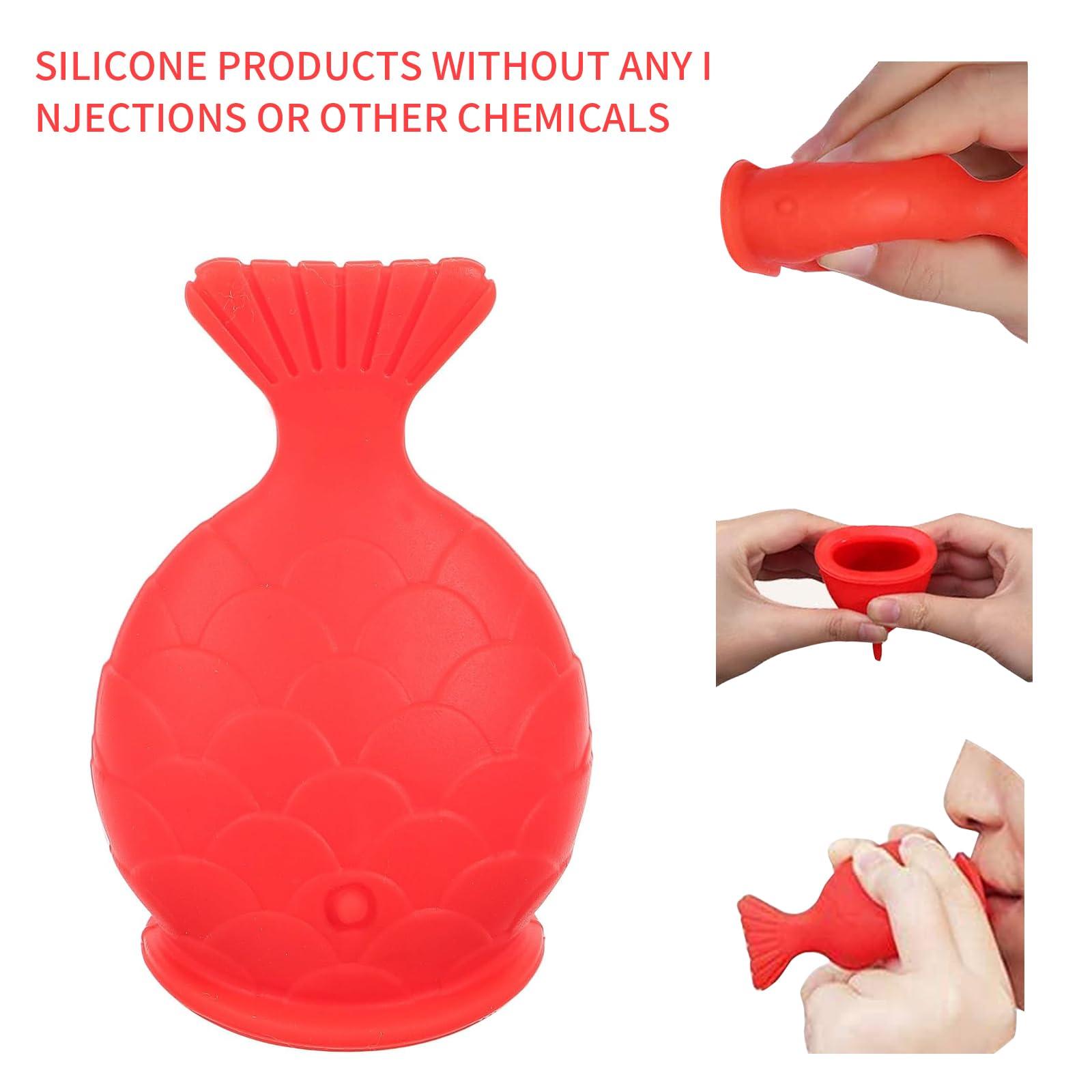 XPAPOV Lip Plumper Device Lip Filler Beauty Pump,Soft Material Pout Lips Enhancer Plumper Tool, Natural Pout Mouth Tool