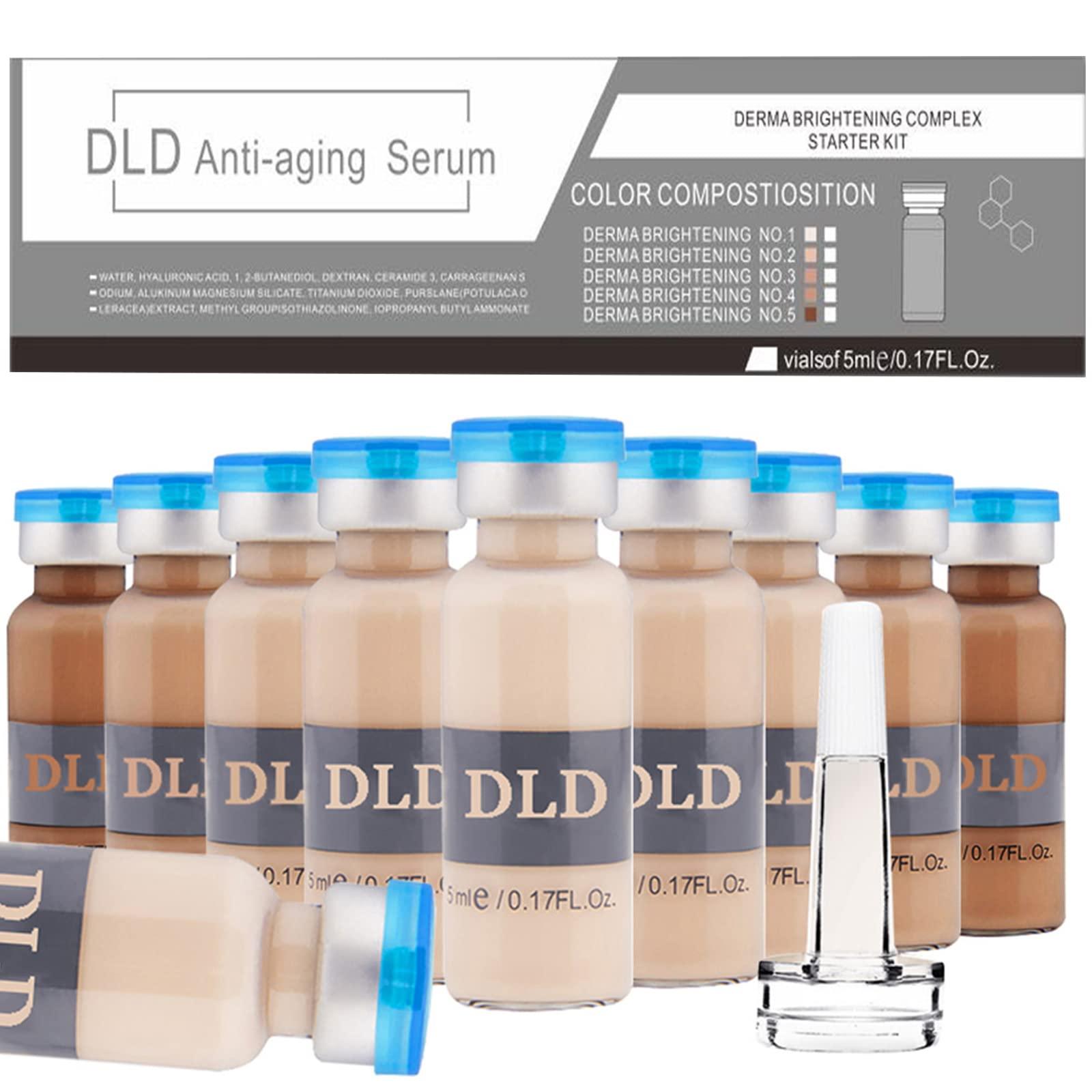 AYCOS AYCOS BB Glow Simple Pack BB Glow Essence Microneedle Skin Treatment Kit Essence Foundation Anti-Aging Pigment Skin Care Set 10 Bottles