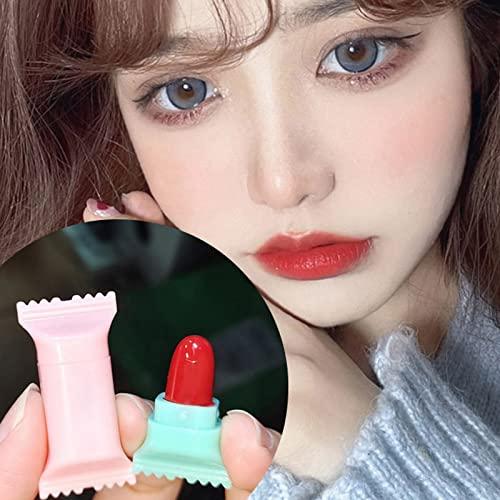WGUST Organic Lipstick for Kids Cute Lipstick Mini Lipstick Candy Lipstick Set Candy Foggy Lipstick Womens Makeup