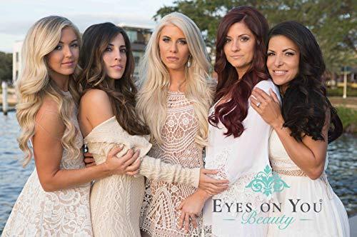 EYES ON YOU BEAUTY EYES ON YOU BEAUTY Keratin Bond Hair Extensions - 20" Inches 25g, Highest Quality, 100% Real Human Remy Double Drawn European Hair, Soft, Long & Straight, Women's Smooth Full Natural Hair - R10 Roote