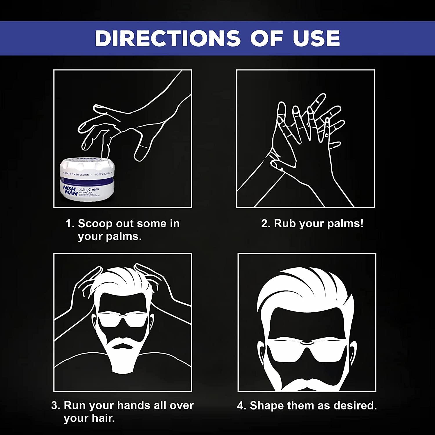 nishman nishman Hair Styling Series (N.6 Cream Wax, 150ml)