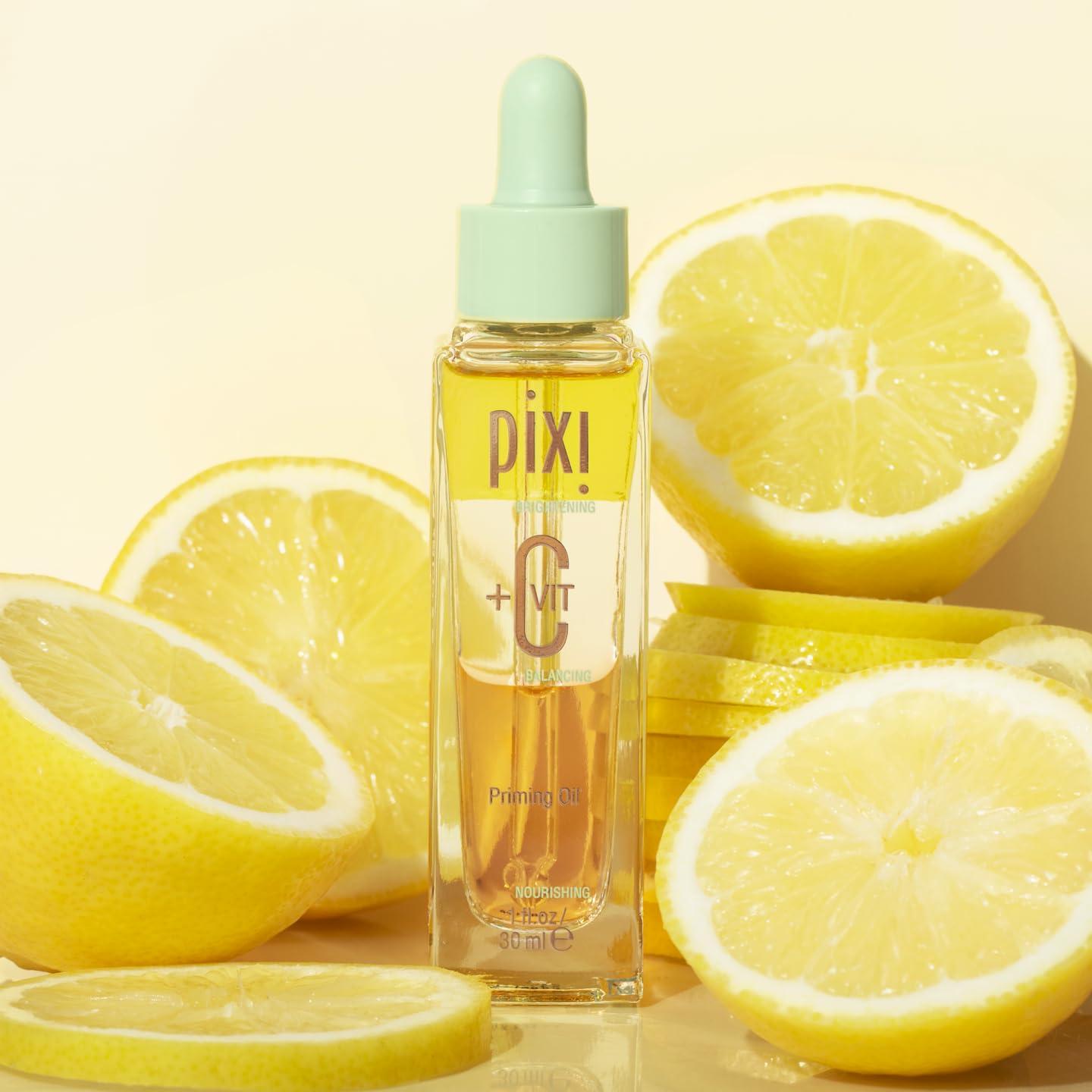 Pixi Pixi Beauty +C Vit Priming Oil | Nourishing Vitamin C Facial Oil Energizes & Balances Skin | Creates A Flawless Makeup Base | 1.00 Fl Oz