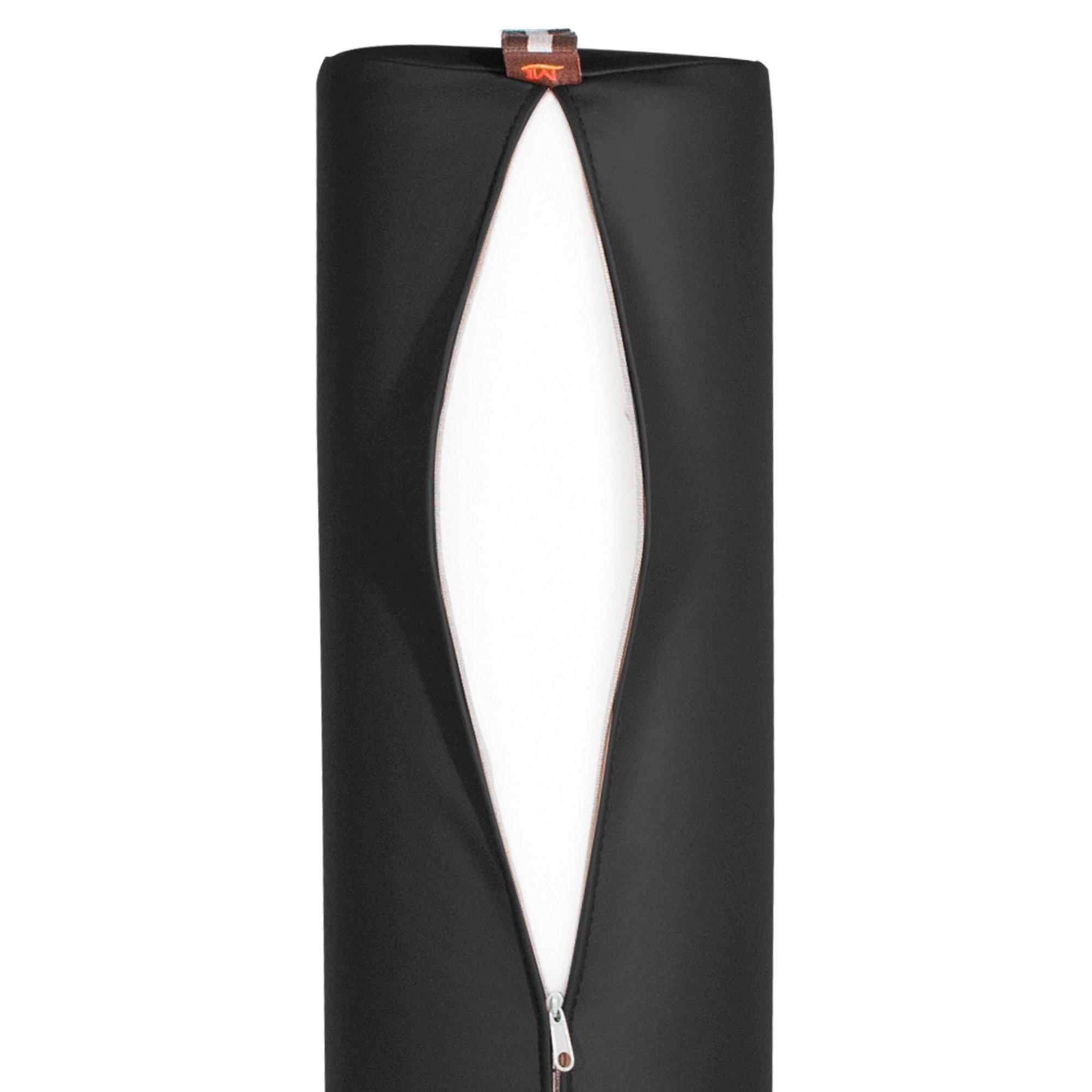 Mt Massage Tables Master Massage Tables Full Round Massage Bolster Pillow Cushion, Black