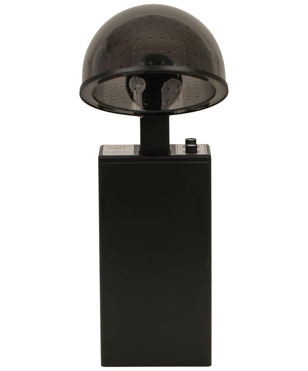 Buy-Rite Salon & Spa Equipment Buy-Rite Chelsea Professional Hair Dryer Chair Combo, Commercial Salon Dryer with 980 Watt Hood, Extra Wide Tufted Chair, Brass Nailhead Trim, NIN-9902DC&HL-1500-GRY (Gray)