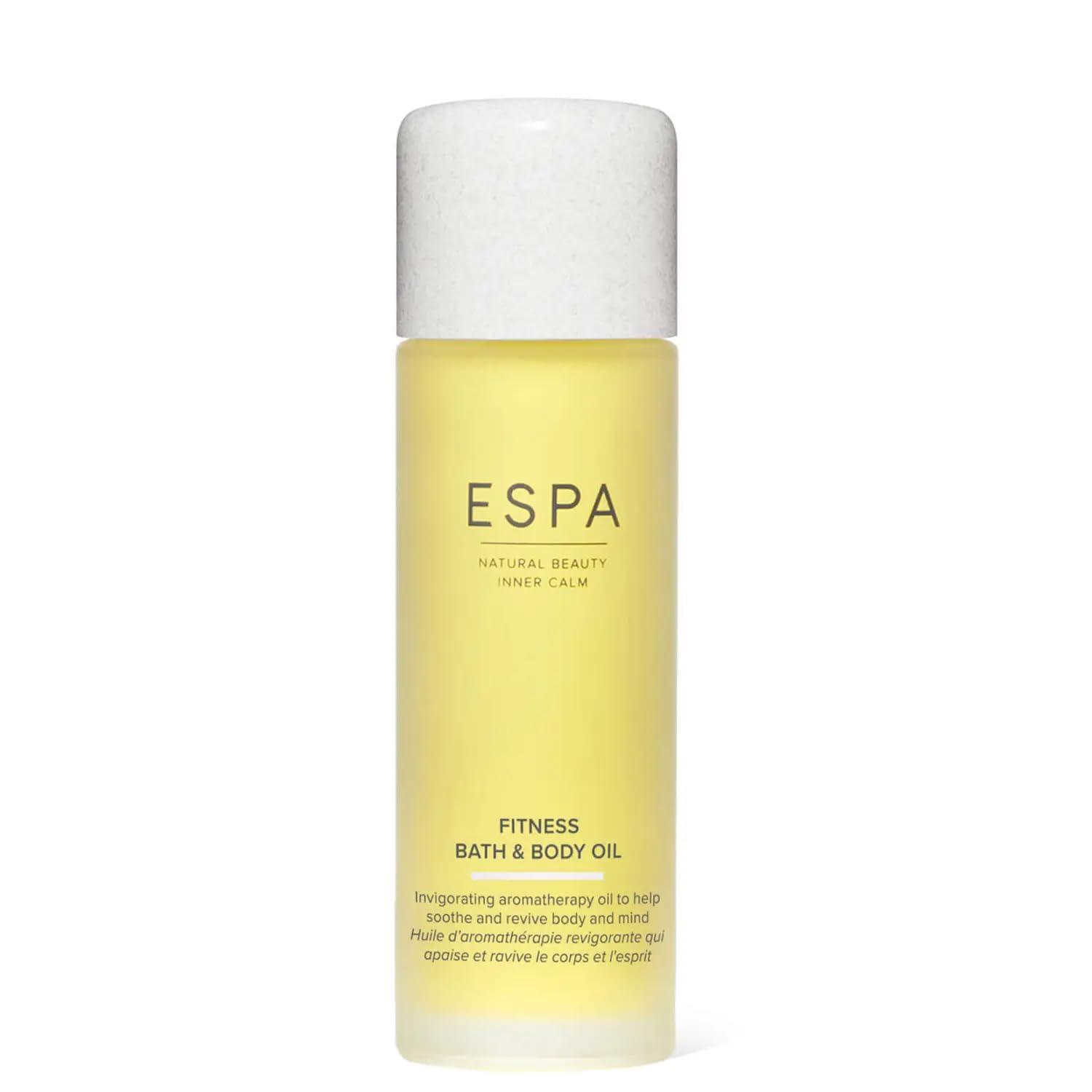ESPA ESPA | Fitness Bath and Body Oil |100ml | Magnesium & Ashwagandha | Eucalyptus, Clove Bud & Lavender | Menopause-friendly