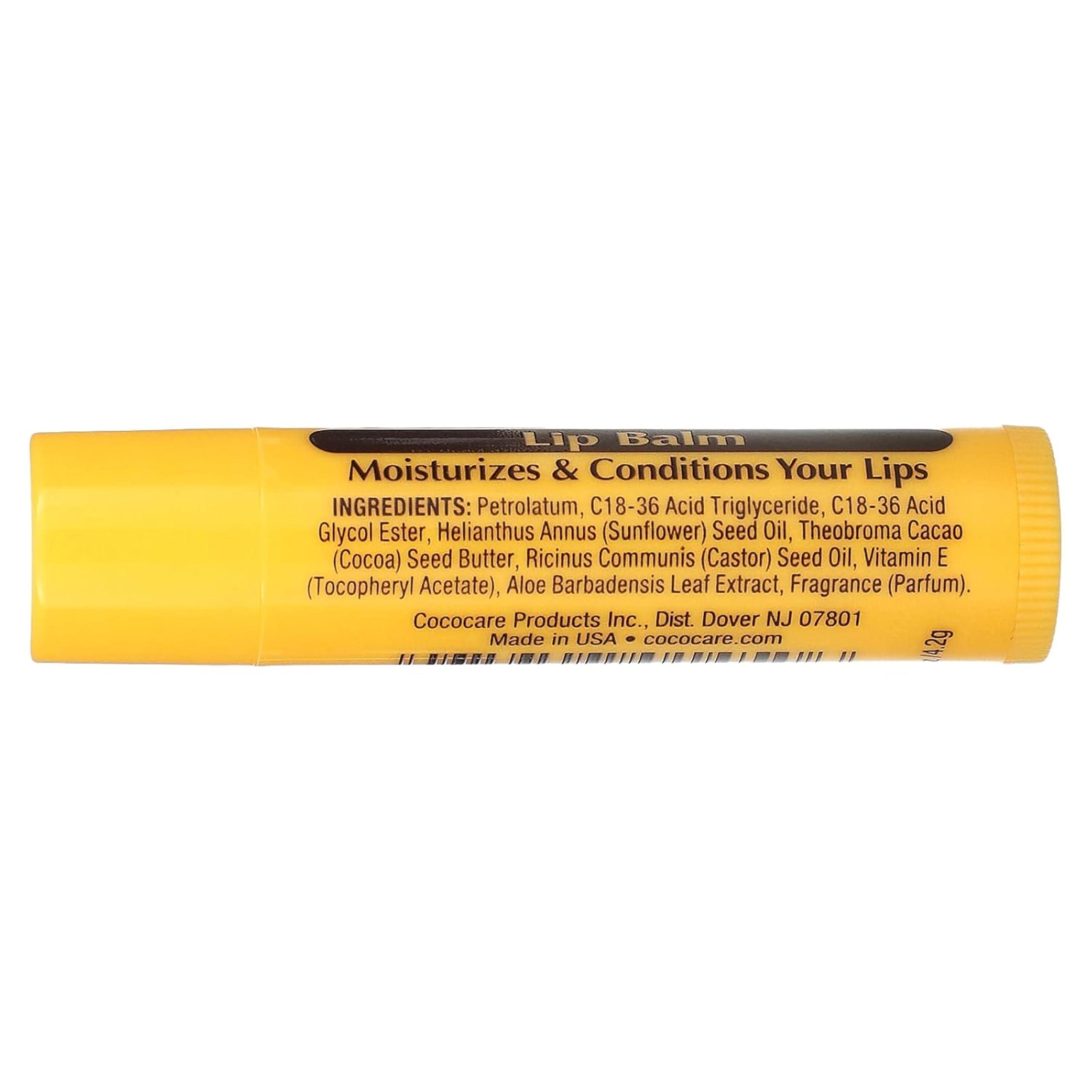 COCOCARE Cococare Cocoa Butter Lip Balm 0.15 oz (Pack of 8)