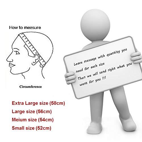 LesafeV Adjustable Wig Caps Small/Large/Extra Large Base Cap Black Weaving Wig Tools Lace Wig Caps Weave Cap For Making a WigL