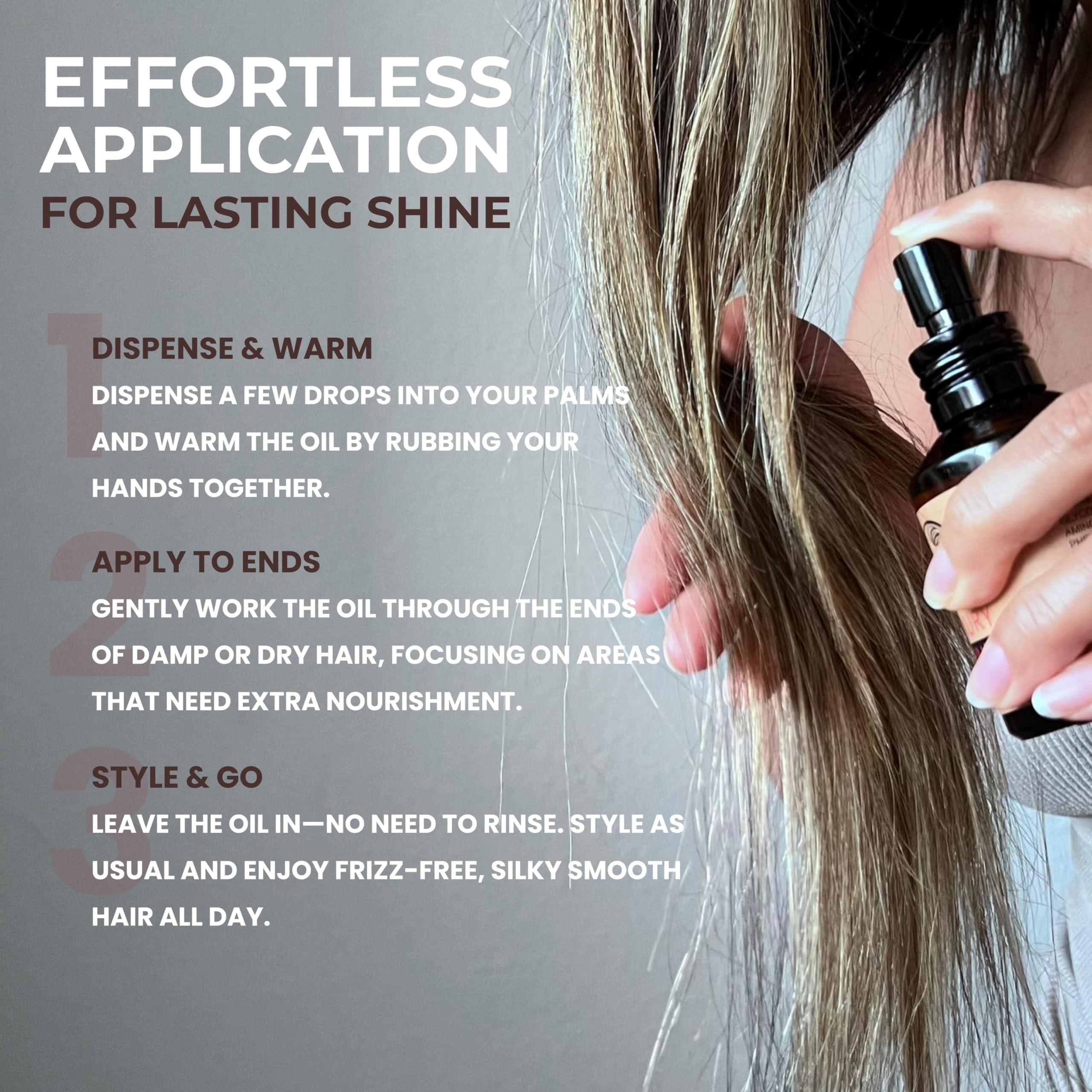 LUXURY TREND LUXURY TREND Pure Morocco Argan Oil - Nourishing Hair Oil for Silky, Frizz-Free Locks - Vitamin E & Fatty Acids Rich, Sulfate-Free Treatment for All Hair Types, 1.69 Oz