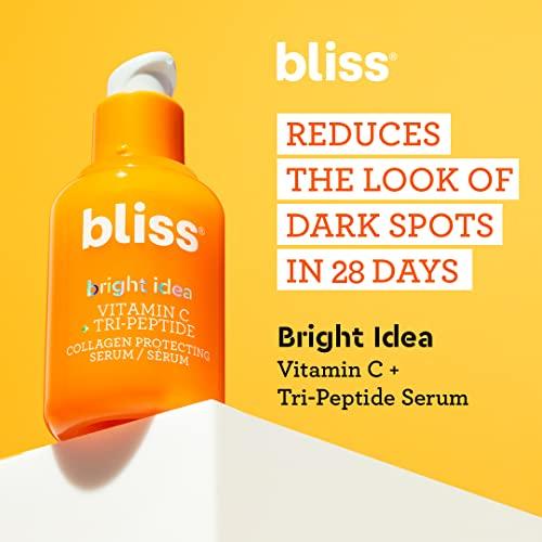 Bliss Bliss Bright Idea Vitamin C Bundle | Vitamin C Brighening and Collagen Protecting Moisturizer, Serum & Eye Cream