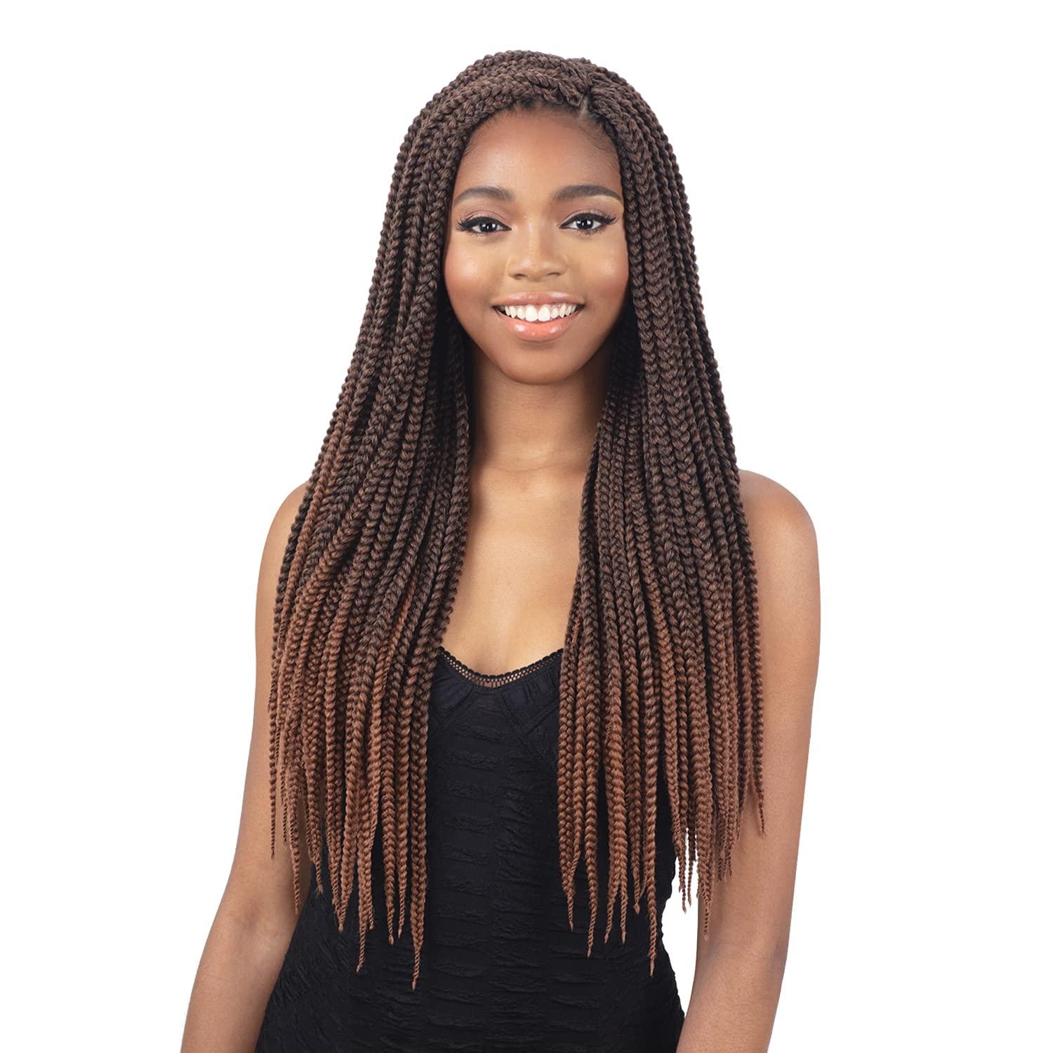 Shake N Go FreeTress Crochet Braids 3X Individual Box Braid 22" (5-pack, T27)