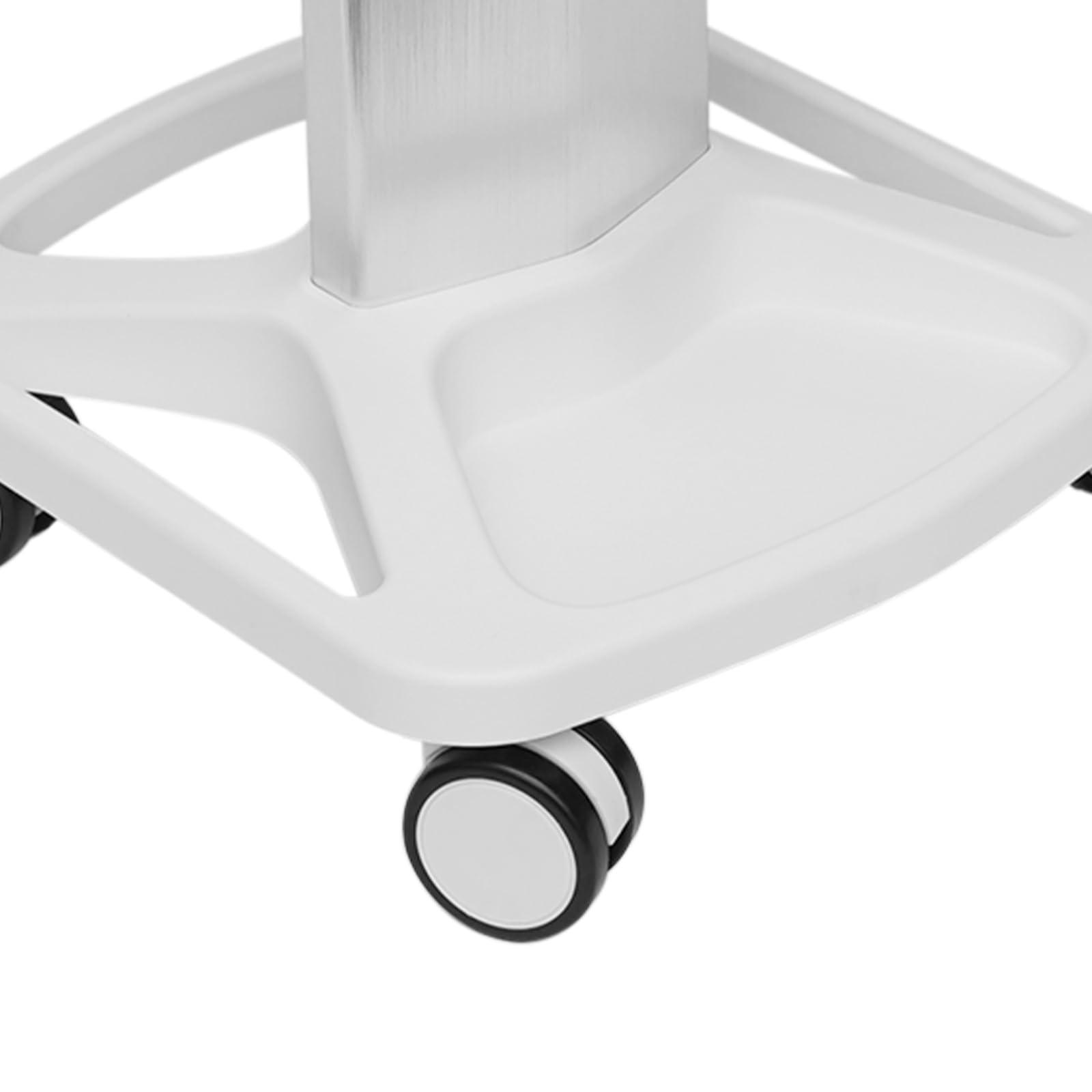 Blisiour Lockable Rolling Tool Cart Storage Rack Barber Beauty Salon Trolley Cart, Multi-Purpose Beauty Stations with Wheels and Salon Tray Holders for Hair Stylist, Beautician(White)