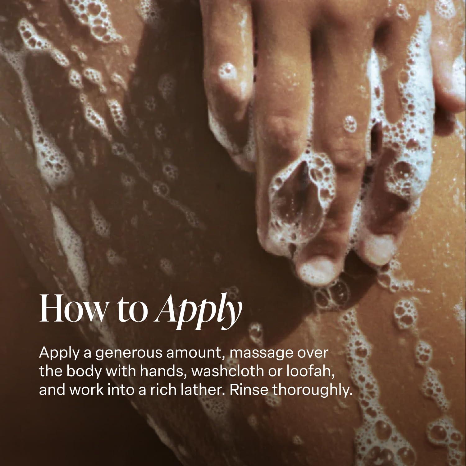 Saltair Saltair Body Wash, Santal Bloom 2-Pack. Moisturizing Body Cleanser with Monoi Oil and Cupuacu Butter. Luxury Shower Gel for Women. Vegan, Cruelty-Free Paraben Free. 2x 17oz Pump Bottles