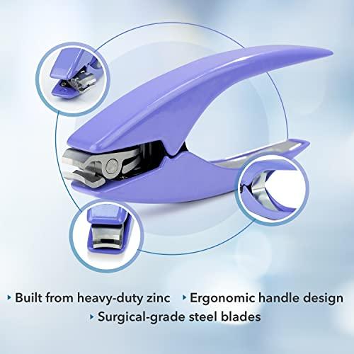 Azurro Clipperpro Omega Select Fingernail Clipper - Senior Finger Nail Clippers for Women and Men | Ergonomic Nail Cutter Clipper with 180 Degree Swivel Head | Sharp, Durable Thick Nail Clippers