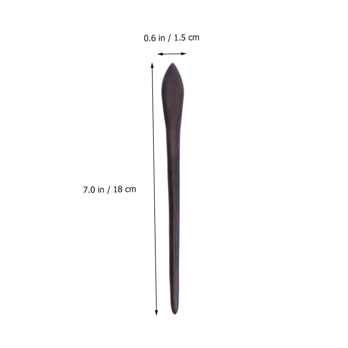 Beavorty Beavorty Hair Stick Sandalwood Oriental Hair Clips 6 Pcs Vintage Hairpin Sandalwood Hair Clip Retro Hairpin Antique Hair Claw Vintage Hair Clip