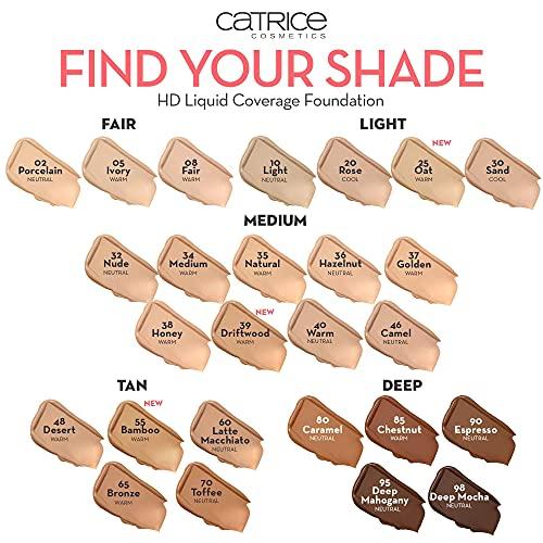 Catrice Catrice | HD Liquid Coverage Foundation | High & Natural Coverage | Vegan & Cruelty Free (035 | Natural Beige)