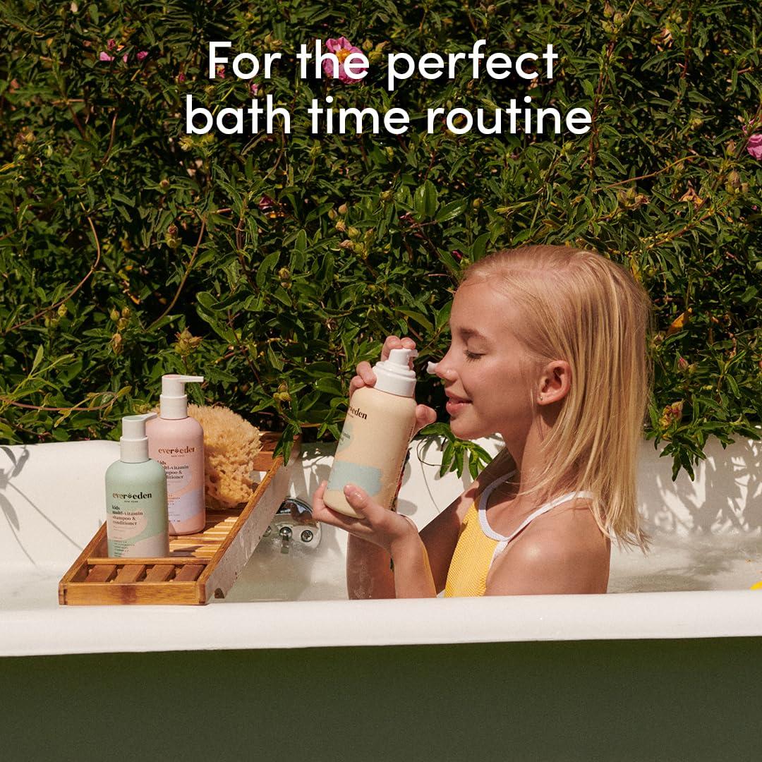 Evereden Evereden Kids Shampoo and Conditioner 2 in 1: Cool Peach, 10.1 fl oz. | Gentle Kids Skin Care | Non-toxic and Clean Ingredients