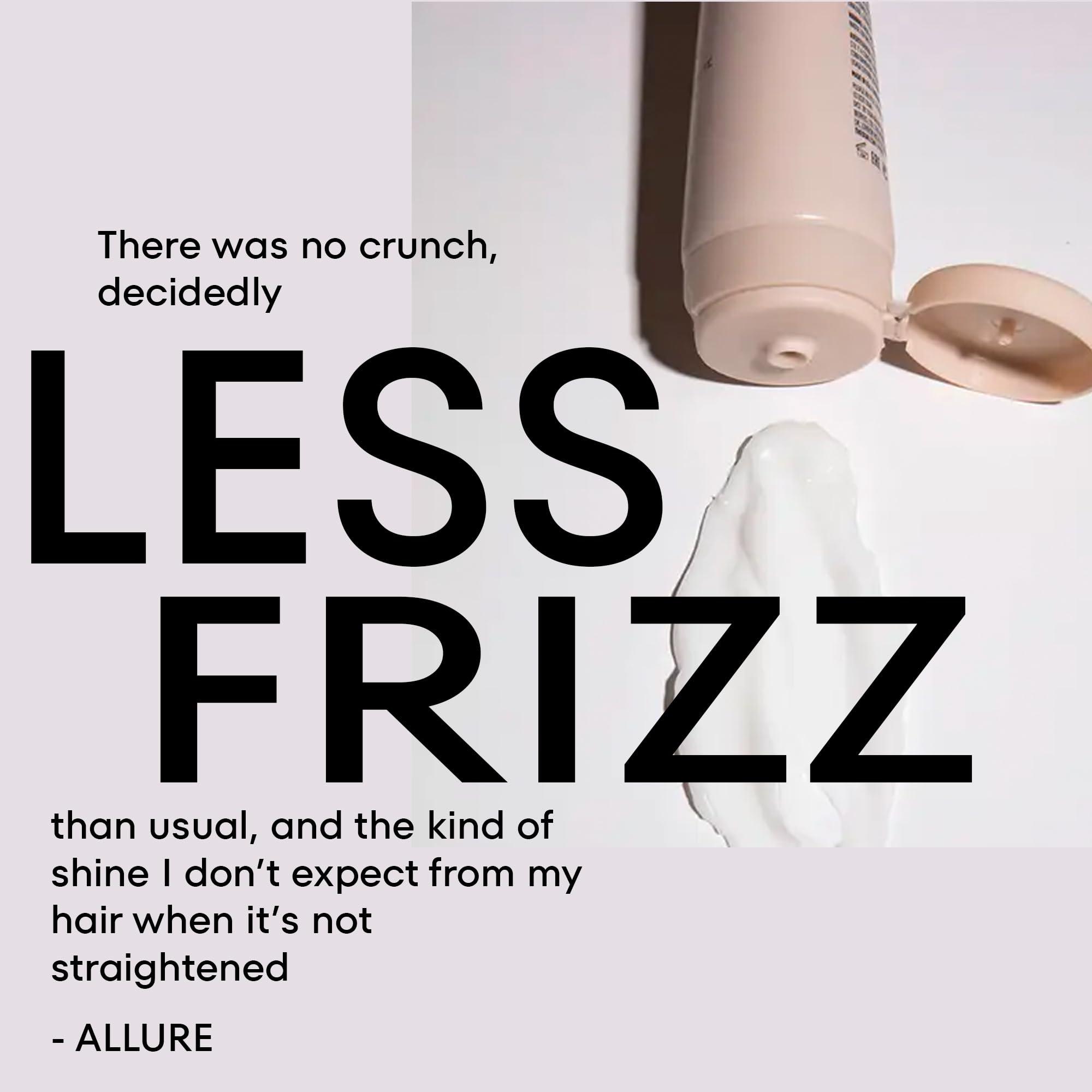 OUAI OUAI Curl Cream + Hair Oil Bundle - Hair Styling Products for Frizz Control - Includes Curl Cream (8 Oz) + Hair Oil (1.5 Oz) - 2-Piece Hair Care Set