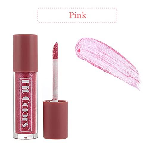 Edanta Edanta Glitter Liquid Lipstick Shimmer Lip Gloss Moisturizing Lipsticks Velvet Lipglaze Cosmetic for Women and Girls Pack of 1 (Pink 05)