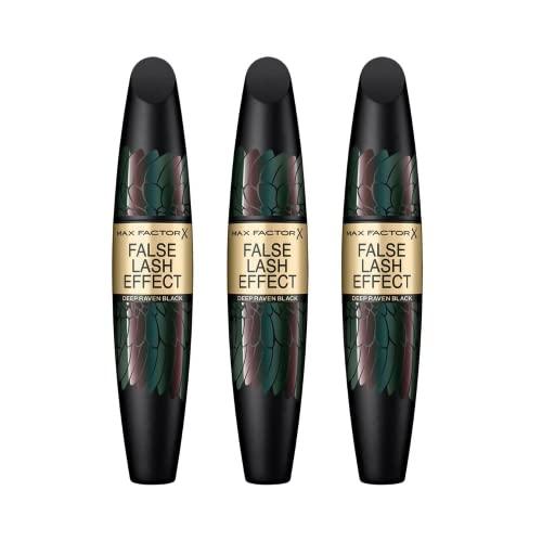 Max Factor 3 x Max Factor False Lash Effect Mascara - Deep Raven Black