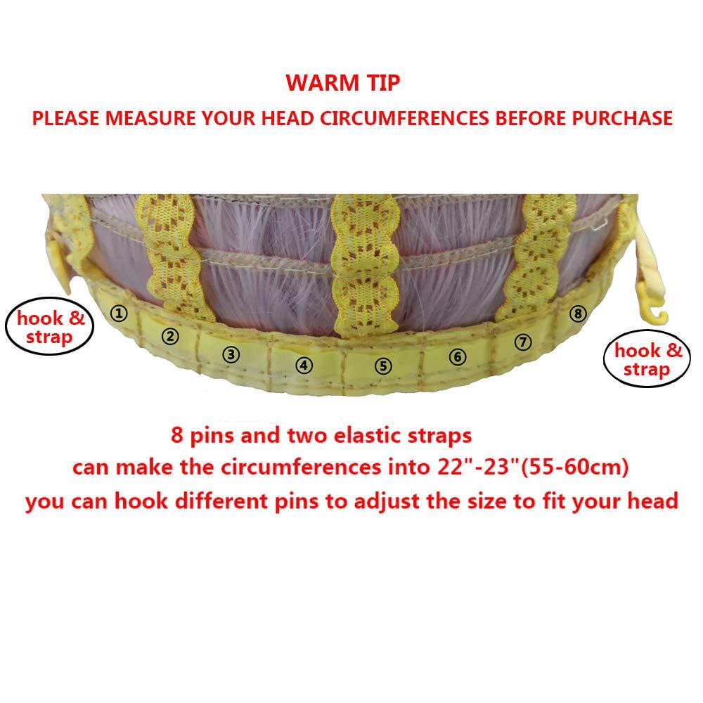 BERON BERON Mens Silver Grey Long Wigs With Halloween Cosplay Costume Party Wig Curly Middle Part Hair Wigs