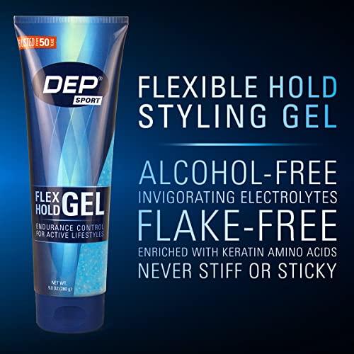 Dep DEP Sport Endurance Hair Styling Gel, 9.8 Ounce (Pack of 3)
