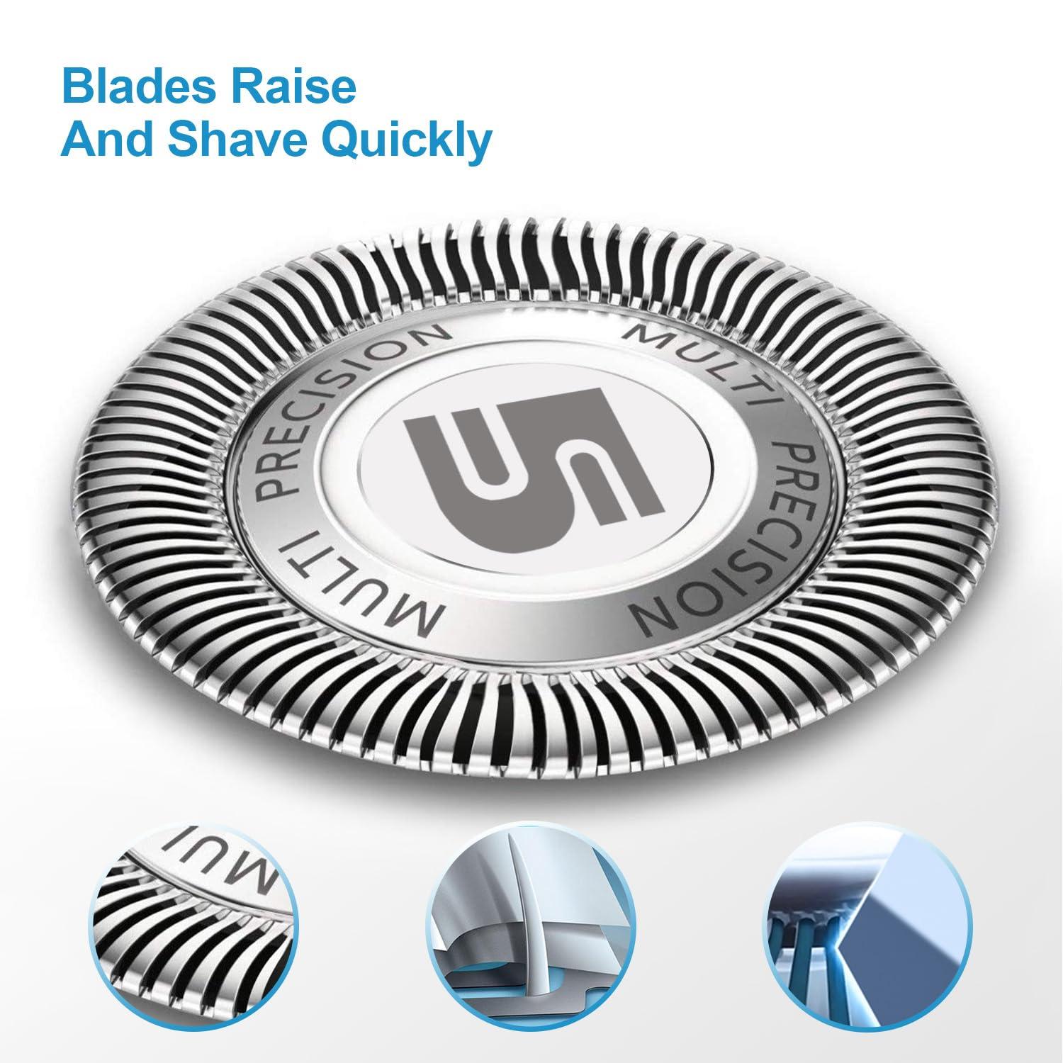 innobeaut SH50 Replacement Heads Compatible with Phillips Norelco 5000 Replacement Electric Shaving Head Razor Blades